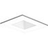 REWL - B1396-W-WH - Elite - 3" Square Baffle Trim - For MR16 - Bulb Not Included