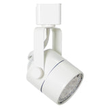 CTL - LED Track Lighting Cylinder Head - 7Watt Adjusting/Swivel - White Finish - Dimmable - 3000K