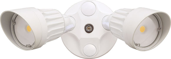 CTL - LED - LF20MH2-WH/WW -  Outdoor Dual Head - 180 Degree Motion Sensor Security Lighting Residential
