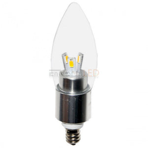 Envision - LED - E12 - 5 Watts - Candelabra Base - Clear Non-Dimmable - 120V