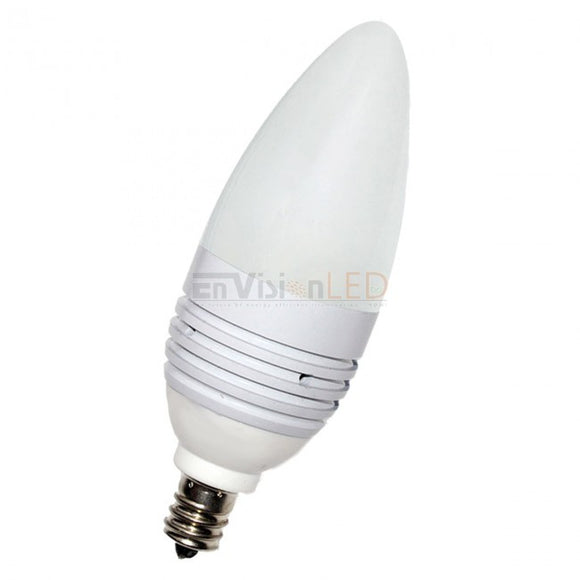 Envision - LED - E12 - 7 Watts - 3000K - Candelabra Base - Frosted Dimmable - 120V