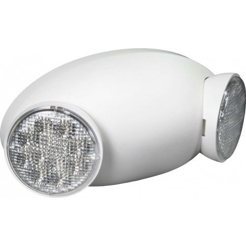 Orbit - Micro LED Adjustable Round Head - Emergency Light - White Housing Color