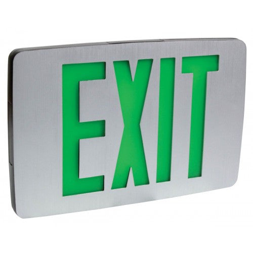 Orbit - LED - Micro Cast Aluminum - Exit Sign - Single-Face Only - UL Listed for Damp Location
