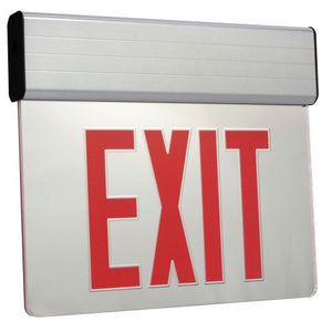 Orbit - LED - Surface Mount Edge-Lit - Exit Sign - Single-Face - UL Listed for Damp Location