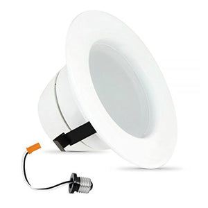 Feit - 4" LED Round Recessed Architectural Downlight - 14.5 Watt - 850 Lumens - 5 Year Warranty (Smooth Reflector)